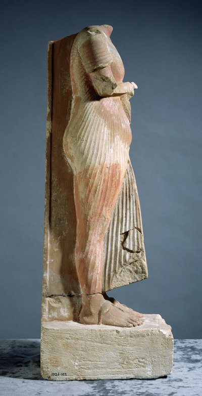 Statue von Echnaton, Ansicht von der Seite von Egyptian 18th Dynasty